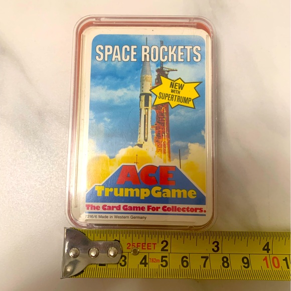 Vintage ACE Trump Card Game “Space Rockets” Full Set - Picture 12 of 13